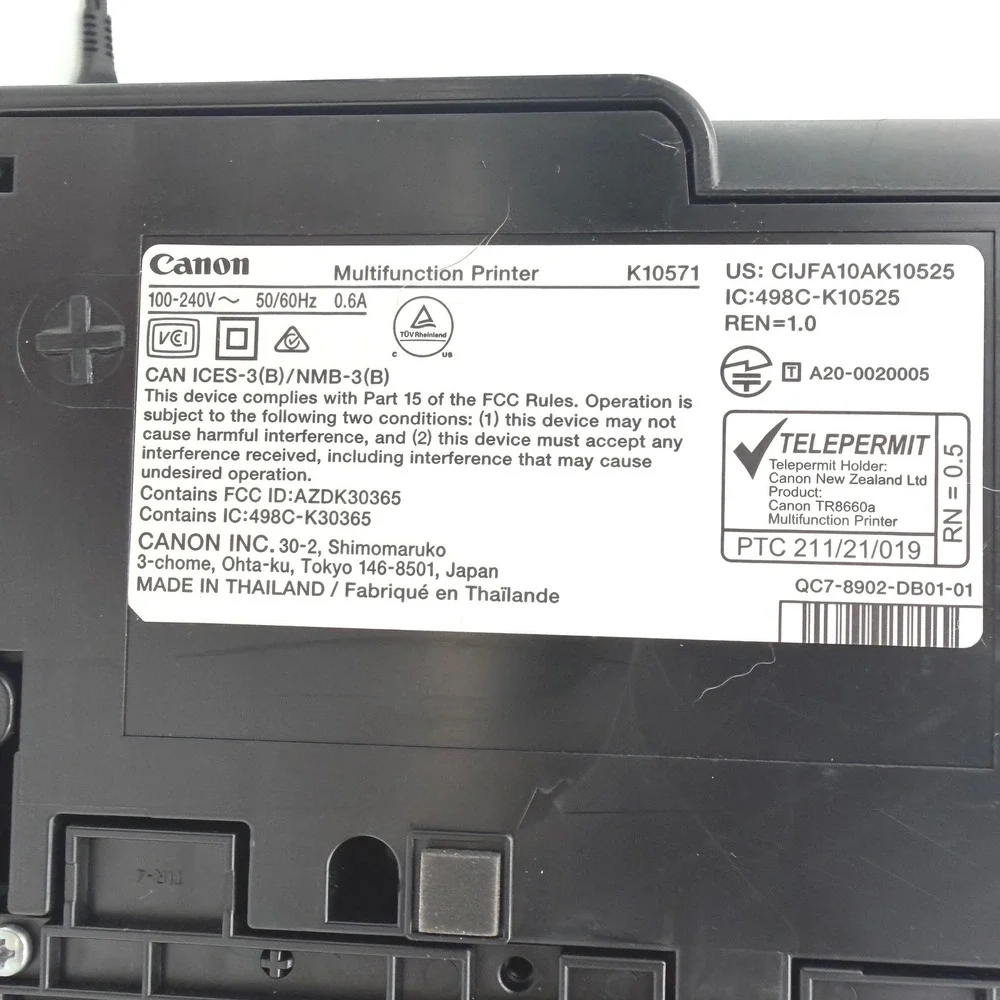 Canon‎ PIXMA TR8620a All-in-One Printer Black Wireless Inkjet ADF Fax
